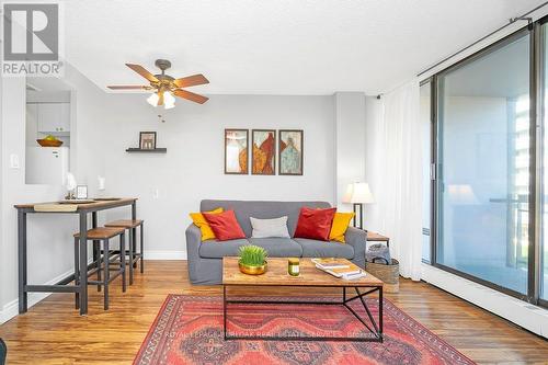 303 - 150 Charlton Avenue E, Hamilton, ON - Indoor Photo Showing Living Room