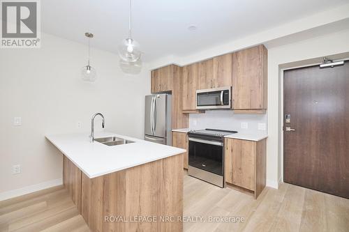 803 - 118 West Street, Port Colborne (878 - Sugarloaf), ON - Indoor Photo Showing Kitchen With Double Sink