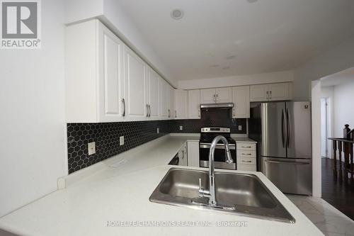 18 Lawrence Town Street, Ajax, ON - Indoor Photo Showing Kitchen With Stainless Steel Kitchen With Double Sink