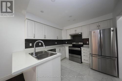 18 Lawrence Town Street, Ajax, ON - Indoor Photo Showing Kitchen With Stainless Steel Kitchen With Double Sink