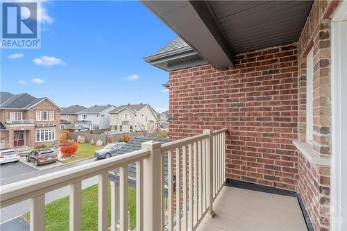 Balcony with a View off 2nd Bedroom - 379 Andalusian Crescent, Kanata (9010 - Kanata - Emerald Meadows/Trailwest), ON - Outdoor With Balcony With Exterior