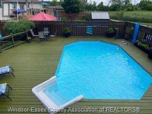 188 Mousseau Crescent, Lakeshore, ON - Outdoor With In Ground Pool With Deck Patio Veranda With Backyard