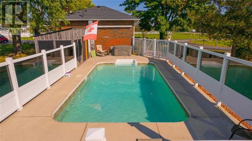 1820 Churchill Line, Sarnia, ON - Outdoor With In Ground Pool