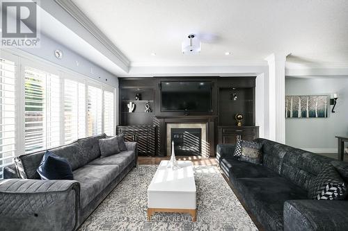 30 Ascoli Drive, Hamilton, ON - Indoor Photo Showing Living Room With Fireplace