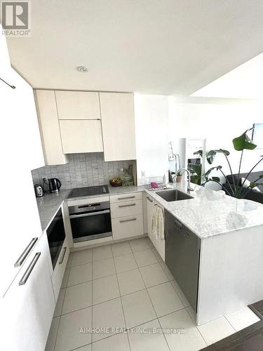 3710 - 8 The Esplanade Street, Toronto, ON - Indoor Photo Showing Kitchen With Upgraded Kitchen