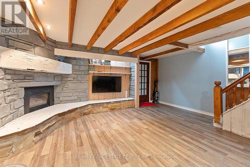 383 Durham Court, Oshawa, ON - Indoor With Fireplace