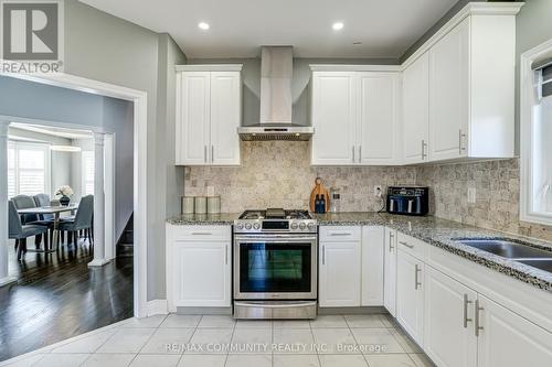 100 Leney Street, Ajax, ON - Indoor Photo Showing Kitchen With Double Sink With Upgraded Kitchen