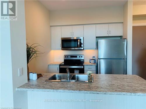 226 - 16 Concord Place, Grimsby, ON - Indoor Photo Showing Kitchen With Double Sink