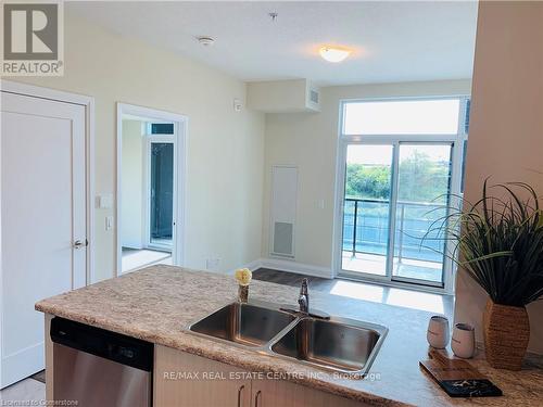 226 - 16 Concord Place, Grimsby, ON - Indoor Photo Showing Kitchen With Double Sink