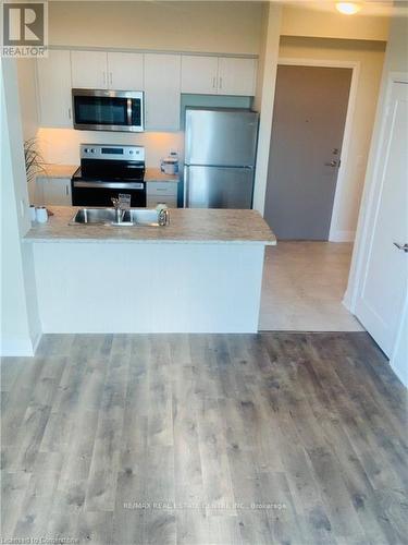 226 - 16 Concord Place, Grimsby, ON - Indoor Photo Showing Kitchen With Double Sink