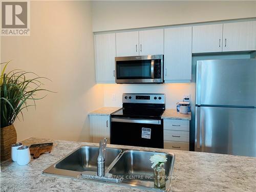 226 - 16 Concord Place, Grimsby, ON - Indoor Photo Showing Kitchen With Double Sink