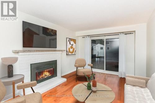 243 Highview Drive, Kitchener, ON - Indoor Photo Showing Living Room With Fireplace