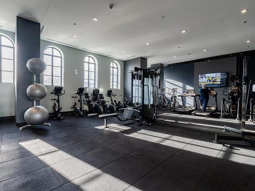 Salle d'exercice - 4502-1001 Rue Lucien-L'Allier, Montréal (Ville-Marie), QC - Indoor Photo Showing Gym Room