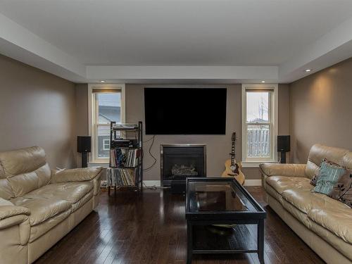 219 Saxon Drive, Thunder Bay, ON - Indoor Photo Showing Living Room With Fireplace