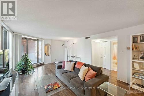 201 - 30 Charlevoix Street, Ottawa, ON - Indoor Photo Showing Living Room