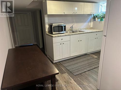 15 Stock Avenue, Toronto, ON - Indoor Photo Showing Kitchen With Double Sink