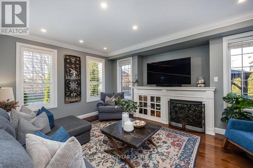 1793 Badgley Drive, Oshawa (Taunton), ON - Indoor Photo Showing Living Room With Fireplace