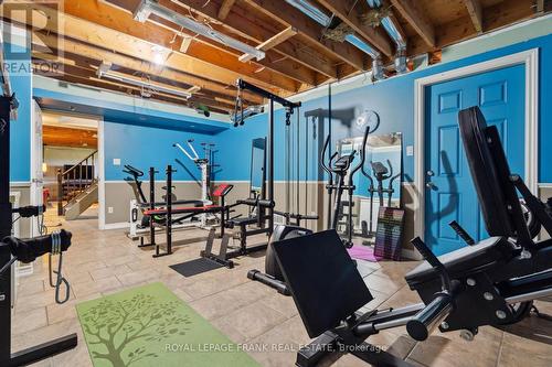 B1695 Highway 48 E, Brock (Beaverton), ON - Indoor Photo Showing Gym Room