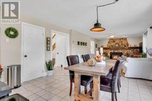 166 Morganston Road, Cramahe (Castleton), ON - Indoor Photo Showing Dining Room With Fireplace