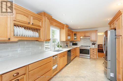 1252 North Bay Drive, Kawartha Lakes (Kirkfield), ON - Indoor Photo Showing Kitchen With Double Sink