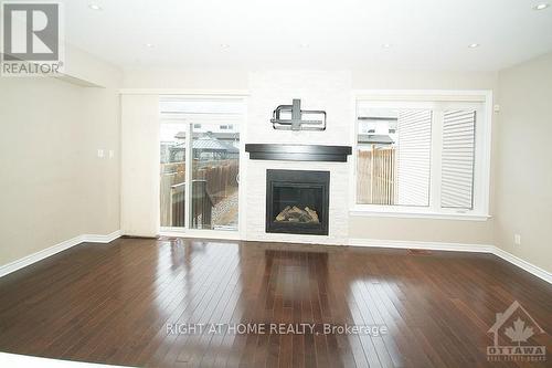 145 Popplewell Crescent, Ottawa, ON - Indoor With Fireplace