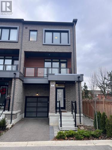 45 Shatner Turnabout, Vaughan, ON - Outdoor With Balcony With Facade