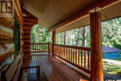 3150 Hanna Creek Road, Warfield, BC - Outdoor With Deck Patio Veranda With Exterior