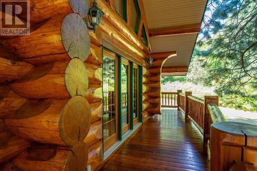 3150 Hanna Creek Road, Warfield, BC - Outdoor With Deck Patio Veranda With Exterior