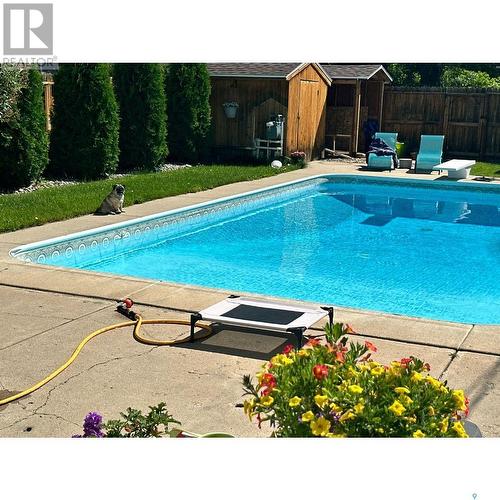 2513 Ewart Avenue, Saskatoon, SK - Outdoor With In Ground Pool With Backyard