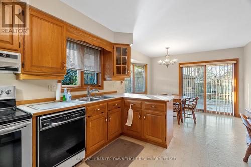 225 Eastern Avenue, South Huron (Exeter), ON - Indoor Photo Showing Kitchen With Double Sink