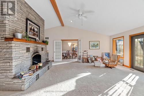 225 Eastern Avenue, South Huron (Exeter), ON - Indoor With Fireplace