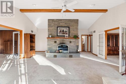 225 Eastern Avenue, South Huron (Exeter), ON - Indoor Photo Showing Other Room With Fireplace