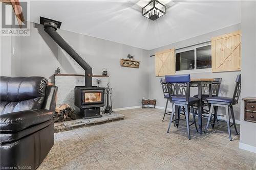 1 Sara Street, Tiverton, ON - Indoor With Fireplace