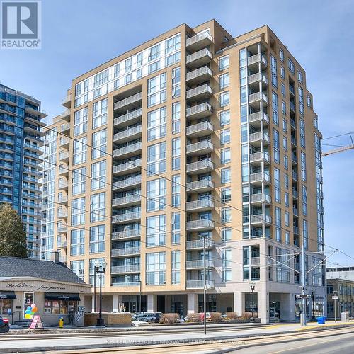 709 - 191 King Street S, Waterloo, ON - Outdoor With Balcony With Facade