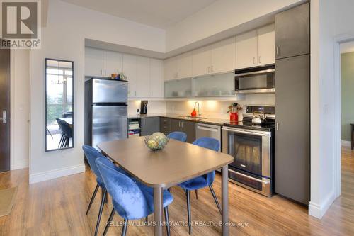 709 - 191 King Street S, Waterloo, ON - Indoor Photo Showing Kitchen With Stainless Steel Kitchen