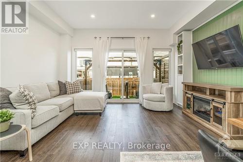 6 Mona Mcbride Drive, Arnprior, ON - Indoor Photo Showing Living Room With Fireplace