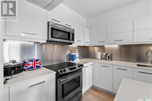 306 404 C Avenue S, Saskatoon, SK - Indoor Photo Showing Kitchen With Upgraded Kitchen