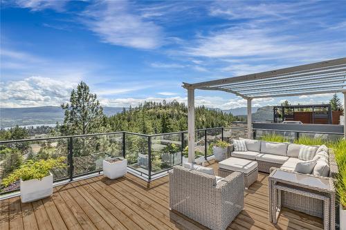 14-1818 Peak Point Court, West Kelowna, BC - Outdoor With Deck Patio Veranda With View With Exterior