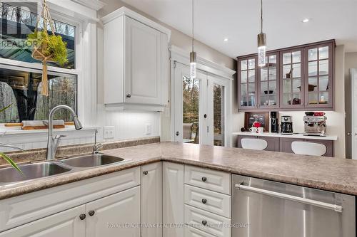 813 Centre Dummer Road, Douro-Dummer, ON - Indoor Photo Showing Kitchen With Double Sink