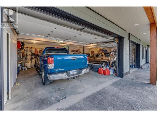 Basement Suite Tripple Garage - 645 St Annes Road, Spallumcheen, BC - Indoor Photo Showing Garage