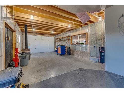 Insulated Shop/Barn - 645 St Annes Road, Spallumcheen, BC - Indoor Photo Showing Garage