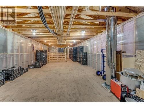 Insulated Shop/Barn - 645 St Annes Road, Spallumcheen, BC - Indoor Photo Showing Basement