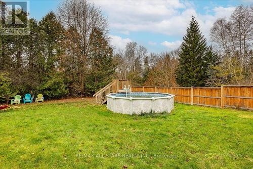 38 Minonen Road, Georgina, ON - Outdoor With Above Ground Pool With Backyard