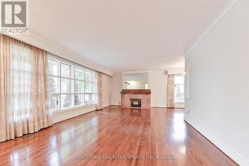 65 Ravensbourne Crescent, Toronto, ON - Indoor Photo Showing Living Room With Fireplace