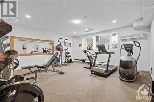 1009 - 3100 Carling Avenue, Ottawa, ON - Indoor Photo Showing Gym Room