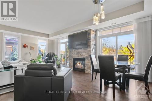 3 - 80 Prestige Circle, Ottawa, ON - Indoor With Fireplace