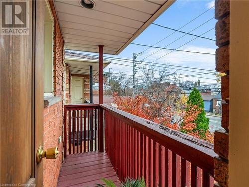 219 Bay Street N, Hamilton, ON - Outdoor With Balcony With Exterior