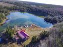 Aerial photo - 232 Ch. Des Lacs, Saint-Elzéar, QC  - Outdoor With Body Of Water With View 