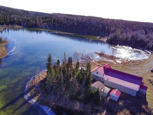 Aerial photo - 232 Ch. Des Lacs, Saint-Elzéar, QC - Outdoor With Body Of Water With View