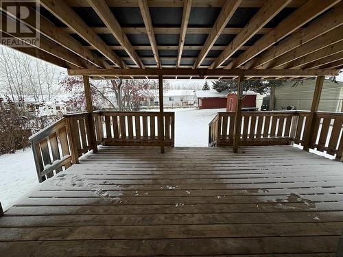 3371 Hamilton Avenue, Vanderhoof, BC - Outdoor With Deck Patio Veranda With Exterior